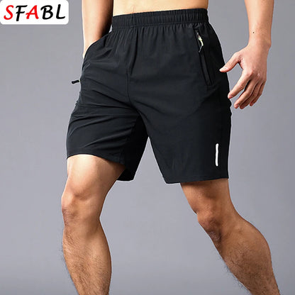 Quick-drying Shorts Men Board Short Pants Summer Breathable Sports Shorts Men Casual Elastic Running Gym Fitness Men's Shorts Badiee Stylez