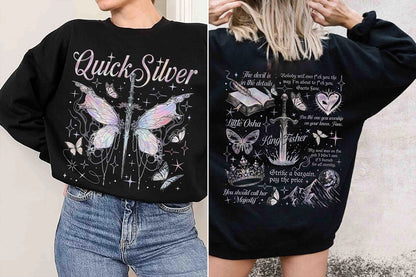 Quicksilver Two-sided Shirt For Fans Women's Saeris Fane Kingfisher Sweatshirt Little Osha Fantasy Y2K Unisex Top Streetwear