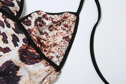 Weird Puss Sexy Maxi Dress Women Backless Coquette v-Neck Snake Print Sleeveless Summer Chic Classic Vacation Skinny Vestidos