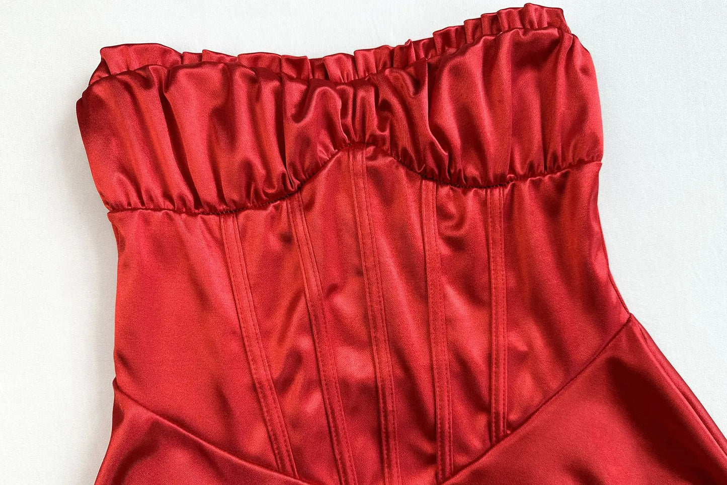 Sexy Mini Dress for Women European and American Style Fishbone Tank Top Cross-Border New Arrival Summer Fashion Female Clothing