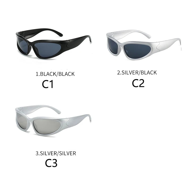 1/2/3pcs Fashionable Men and Women Sunglasses High-end Y2K Square Bicycle Glasses Resistant Sunglasses Outdoor Hiking Glas UV400 Badiee Stylez