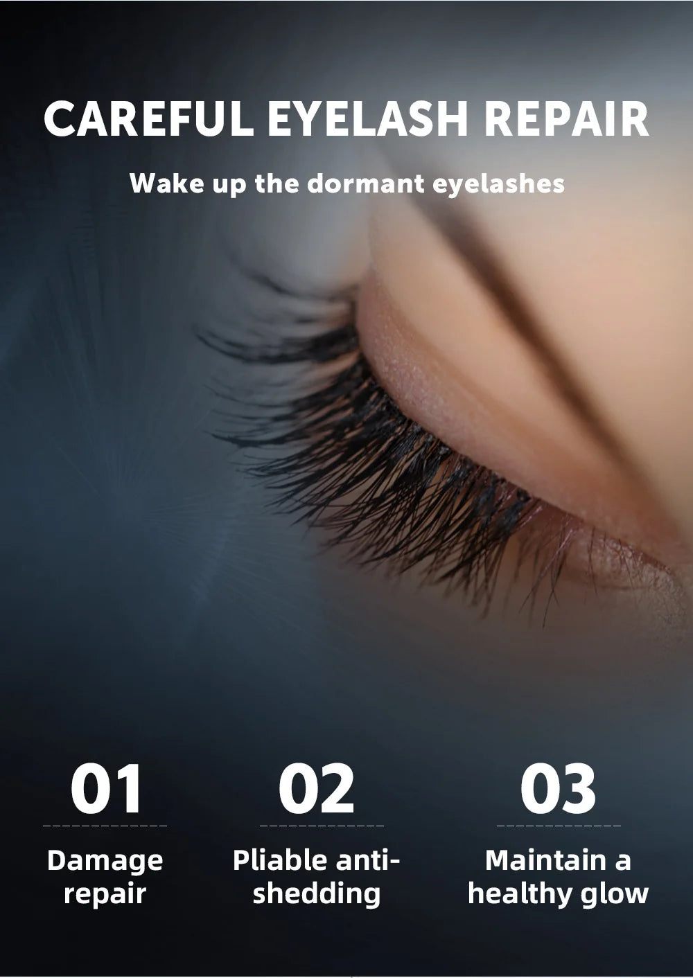Eyebrow Eyelash Growth Serum Fast Growing Prevent Hair Loss Damaged Treatment Prevent Baldness Fuller Thicker Eye Care Makeup