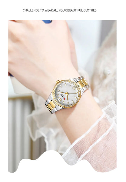 CURREN 2025 Casual Ladies Quartz Wrist Watch Luminous Bracelet Women Watch Clock Luxury Brand Design Women Montre Femme Reloj