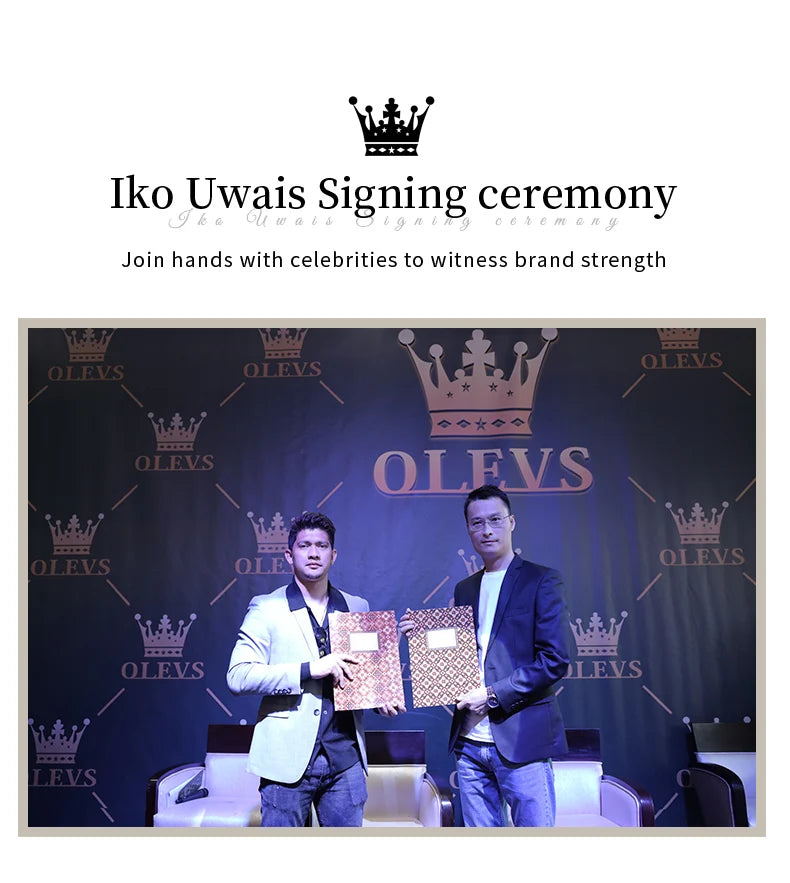 OLEVS 5877 Japan Quartz Movement Woman Watch Simple Elegant Luxury Rose Gold Ceramics Strap Waterproof Ladies Dress Wristwatch