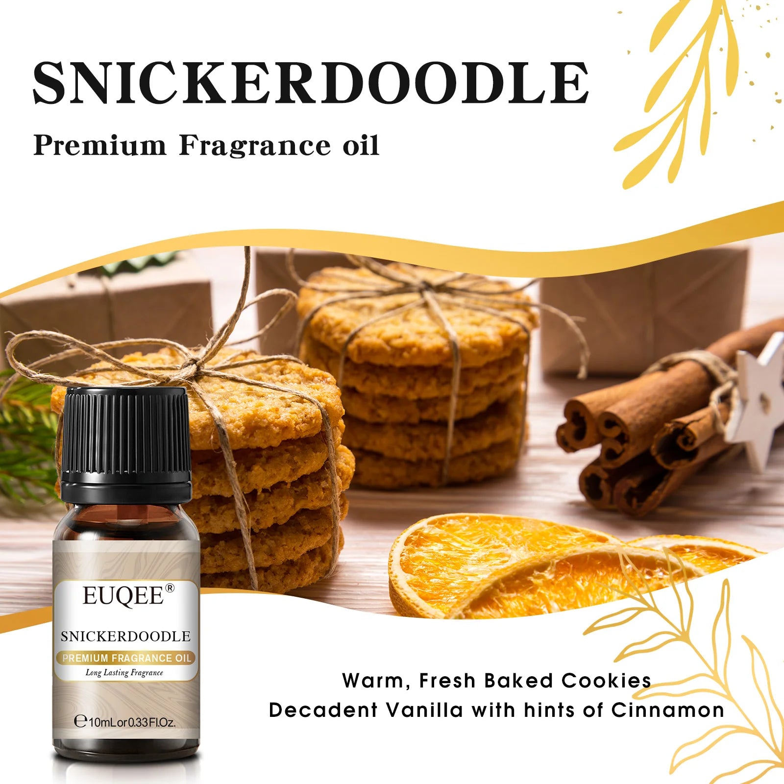 EUQEE 10ML Men's Fragrance Oil For Car Diffuser,Making Candle Leather Forest Pine Coffee Cake Cedarwood Bay Rum 1pcs/3pcs/6pcs - Badiee Stylez