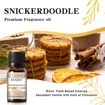 EUQEE 10ML Men's Fragrance Oil For Car Diffuser,Making Candle Leather Forest Pine Coffee Cake Cedarwood Bay Rum 1pcs/3pcs/6pcs - Badiee Stylez