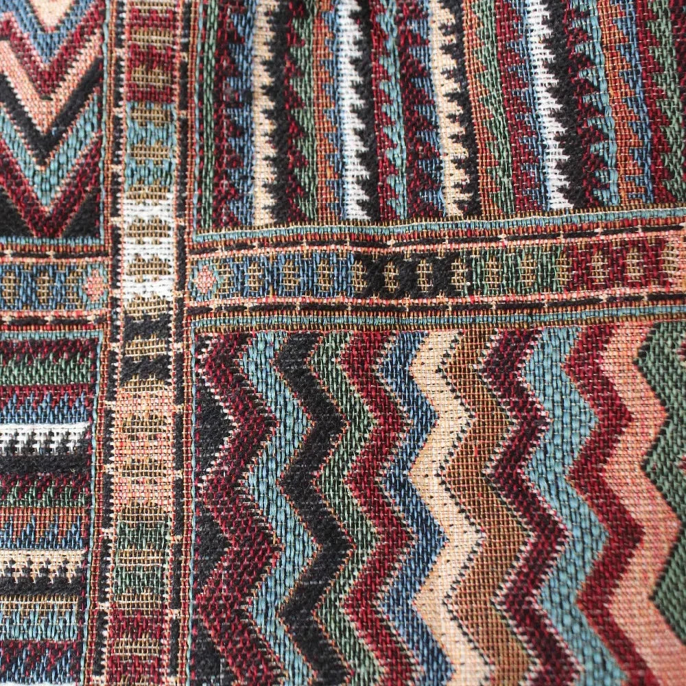 2025 Women Fabric Backpack Female Gypsy Bohemian Boho Chic Aztec Ibiza Tribal Ethnic Cottage Soft Brown Drawstring Rucksack Bags