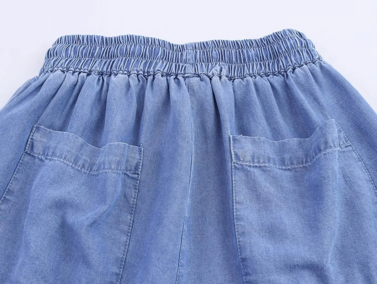 HH Women Solid Pant Sets Short Sleeves Bow Single-breasted Turn-Down Collar Shirts+Autumn Elastic Waist Pockets Wide Leg Pants Badiee Stylez