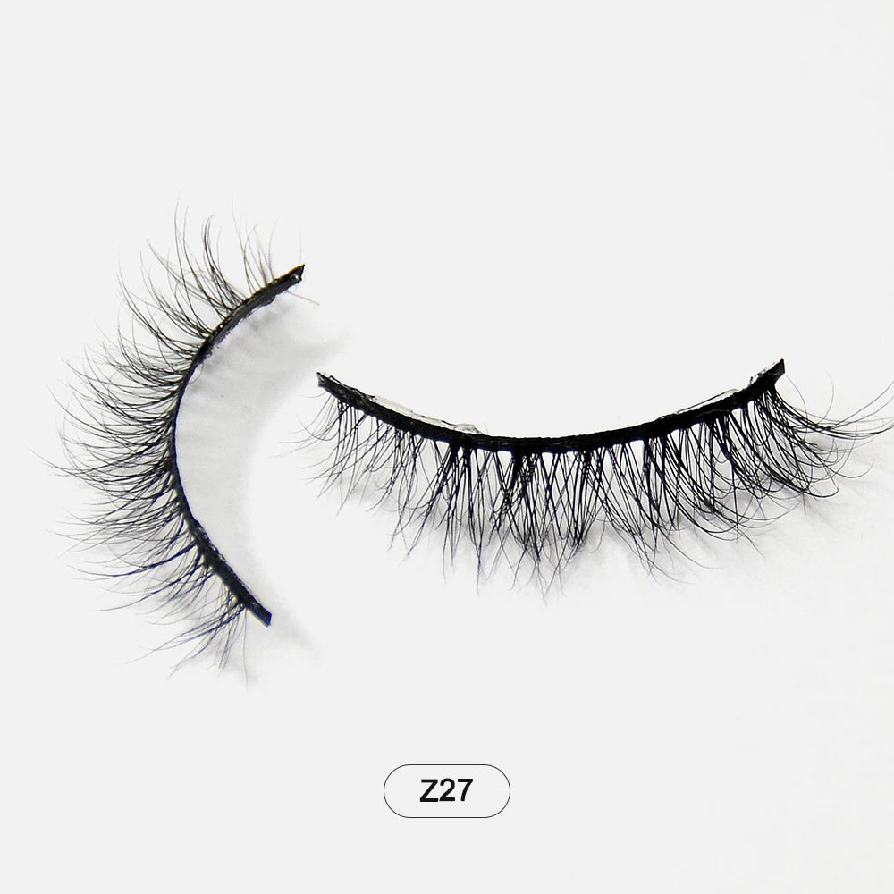 Dropshiping Makeup Mink Lashes Fluffy Soft Full Fake Eyelashes Natural False Eyelashes Wispy Lash Extension Z27 CHINA