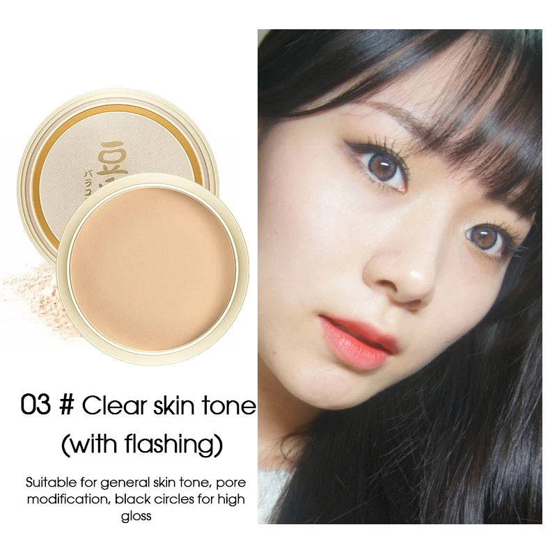 Japanese concealer set makeup soy milk powder, whitening makeup, durable oil control and moisturizing powder 03