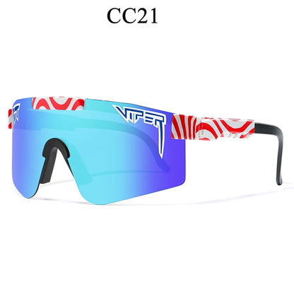 Adult UV400 Cycling Sun Glasses Pit Viper Sunglasses Men Women Outdoor Baseball Eyewear Sport Goggles Mtb Shades CC21