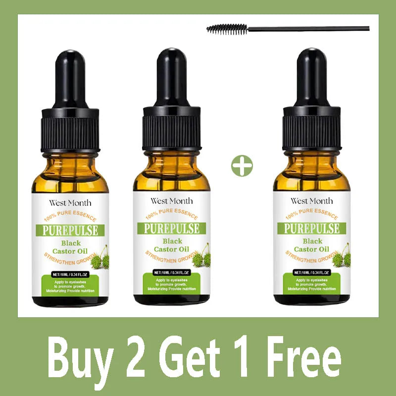 Eyelash Fast Grow Serum Lengthen Thicken Natural Curl Enlargement Eyelash Growth Natural Eyelashes Growth Serum in a week Buy 2 Get 1 Free