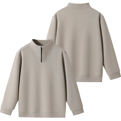 DIY Customized Logo Sweater Men's Loose Size Hoodie Spring/Autumn Cotton Sportswear High Quality Top Men's Hip Hop Zipper Hoodie