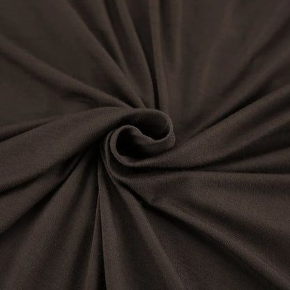 New 2025 Brown Loose Female Sleepwear Suit O-Neck Nightgowns Long Sleeve Nightwear Wide Leg Pants Women's Pajamas 2 Piece Set