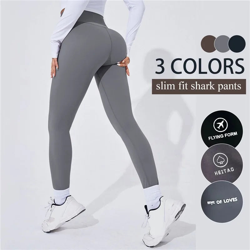 High Waist Yoga Warm Leggins Sports Tights Thermal Woman Running Pants Sexy Butt Lifting Leggings Push Up Panties Gym Fitness Badiee Stylez