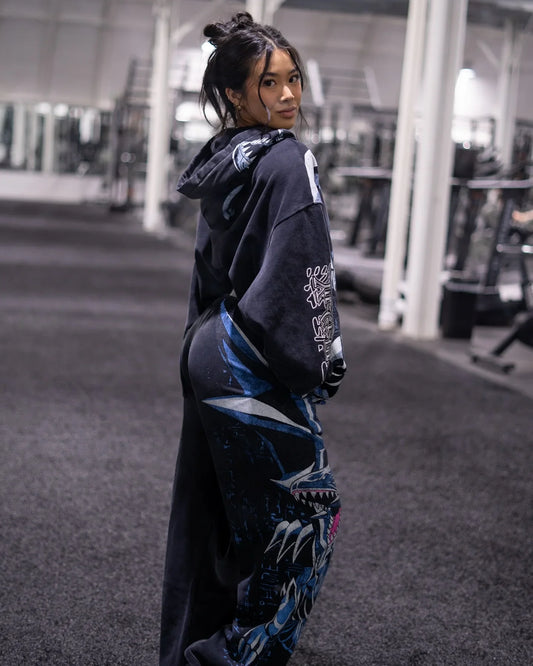 Hip Hop 2 piece sets womens outfits Hoodies Women Y2k Tops Sweatpants Harajuku Tracksuit Pants Gym Streetwear Gothic Clothes