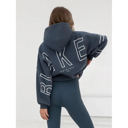 European American Fashion Printed Hooded Hip Hop Sweatshirt 2025 New Cross Border Thickened Versatile Long-sleeved Loose Clothes 7