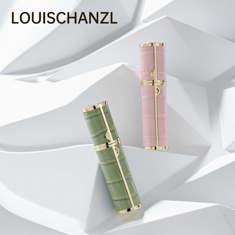 Louischanzl Perfume Atomizer Portable Liquid Cosmetics Containers Traveling 5ml Alcochol Perfume Refillable Bottles Empty Spray
