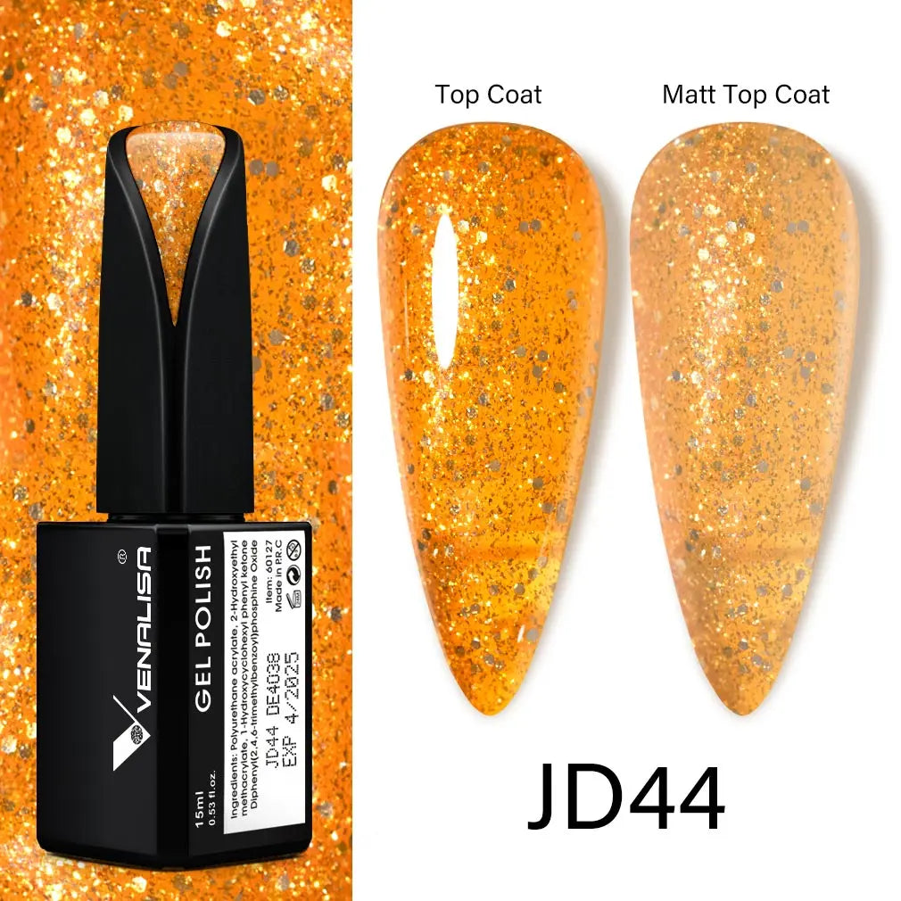 Venalisa 15ml Nail Prep Dehydrator Fast Dry Acid-Free Primer Bond Natural for Builder Jelly Gel Nail Gel Polish Color GelVarnish JD44