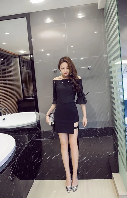 Versatile Irregular Plus Size Bodycon Skirts Sexy Hollow Out Bandage Skirt Harajuku Mini Skirt Summer High Waist Pencil Skirts