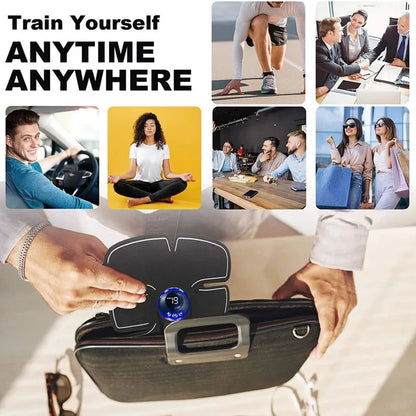Electric Abdominal Muscle Stimulator EMS Wireless Buttocks Hip Trainer Weight Loss Body Slimming For Arm Back Leg Waist Fitness