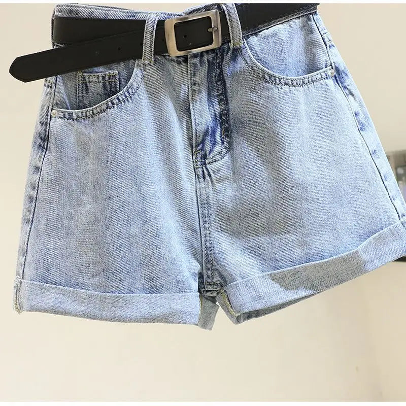 Women's Denim Shorts Summer 2024 New Loose Wide Leg Short Jeans Female Casual Clothes A-line Pants for Women