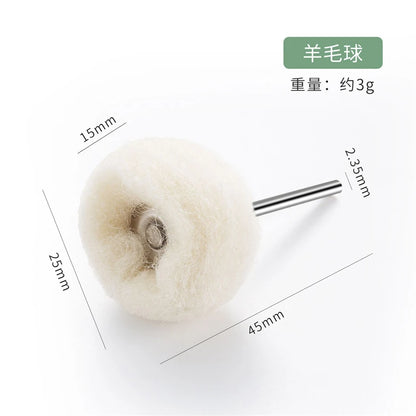 Nail Drill Bit Cleaning Brush Manicure Grinding Head Dual Brush Electric Drills Copper Wire Drill Brush Cleaner Nail Art Tools