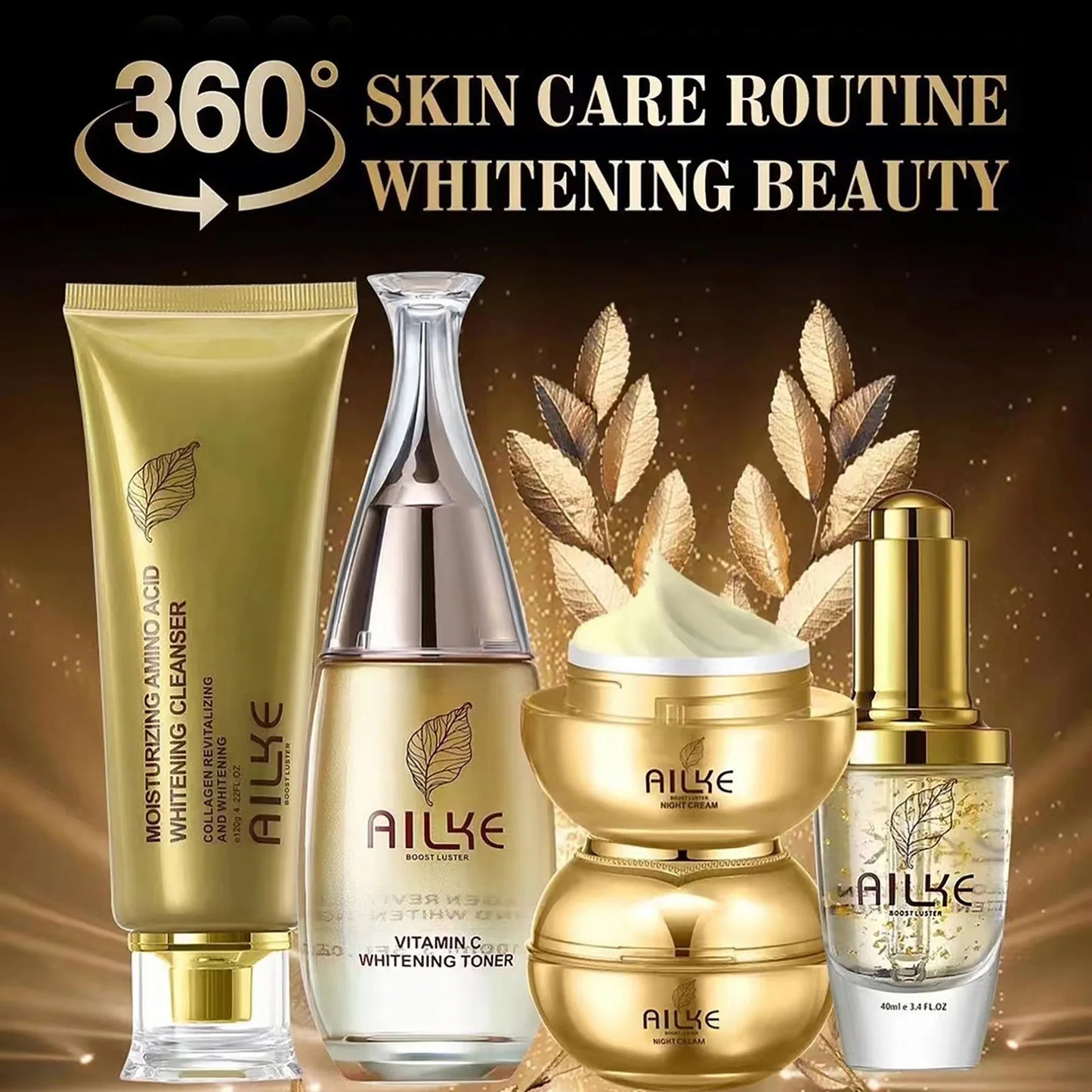 AILKE Whitening Dark Spot Remove Facial Skin Care Cream With Collagen Anti- Freckles Wrinkle Repair Women Premium Face Product