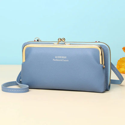 Fashion Women Luxury Leather Single Shoulder Bags Ladies Large Capacity Crossbody Mobile Phone Purse Female Messenger Wallet