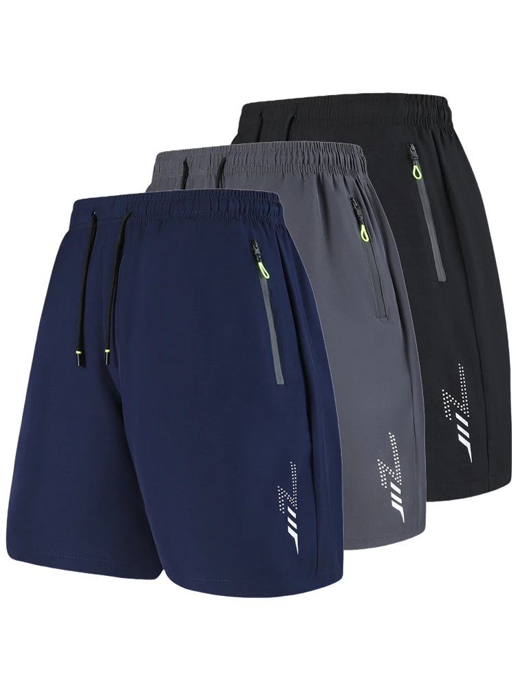 Quick-drying Shorts Men Board Short Pants Summer Breathable Sports Shorts Men Casual Elastic Running Gym Fitness Men's Shorts Badiee Stylez