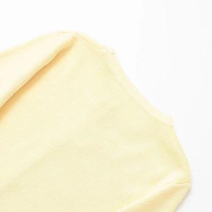 TRZA Women's Knit Cardigan Sweater O-Neck Long Sleeve Chic Outerwear Fashion Front Button Female Top