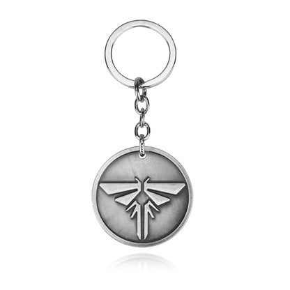 The Last Of Us 2 Necklace Keychain Firefly Logo Letter Dogtag Joel Ellie Tess Pendant Retro Hot Game Jewelry Men Women Wholesale Badiee Stylez