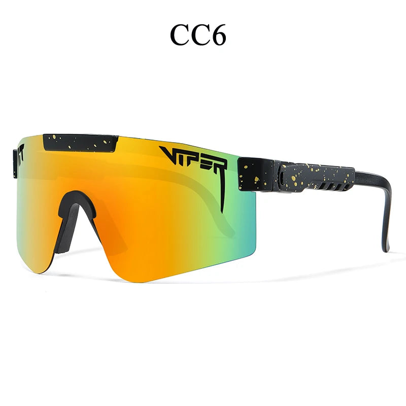 Adult UV400 Cycling Sun Glasses Pit Viper Sunglasses Men Women Outdoor Baseball Eyewear Sport Goggles Mtb Shades CC6