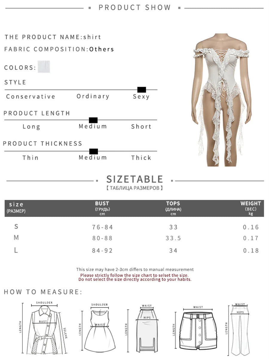 Sylcue Summer New Fashionable High Street Sweet Gentle Sexy Youth Girls Solid Color Shoulder Fringe Long Top