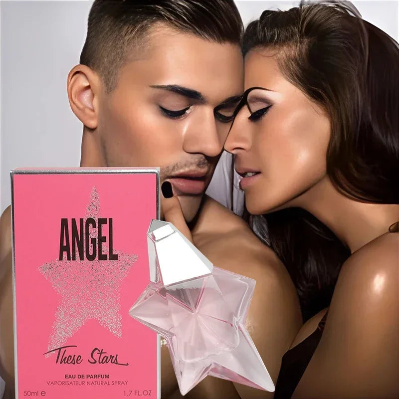 50ML Angel Eau De Parfum Refillable Spray Standing Star New Pheromone Elegant Charm Fresh Natural Vitality Perfume Spray - Badiee Stylez