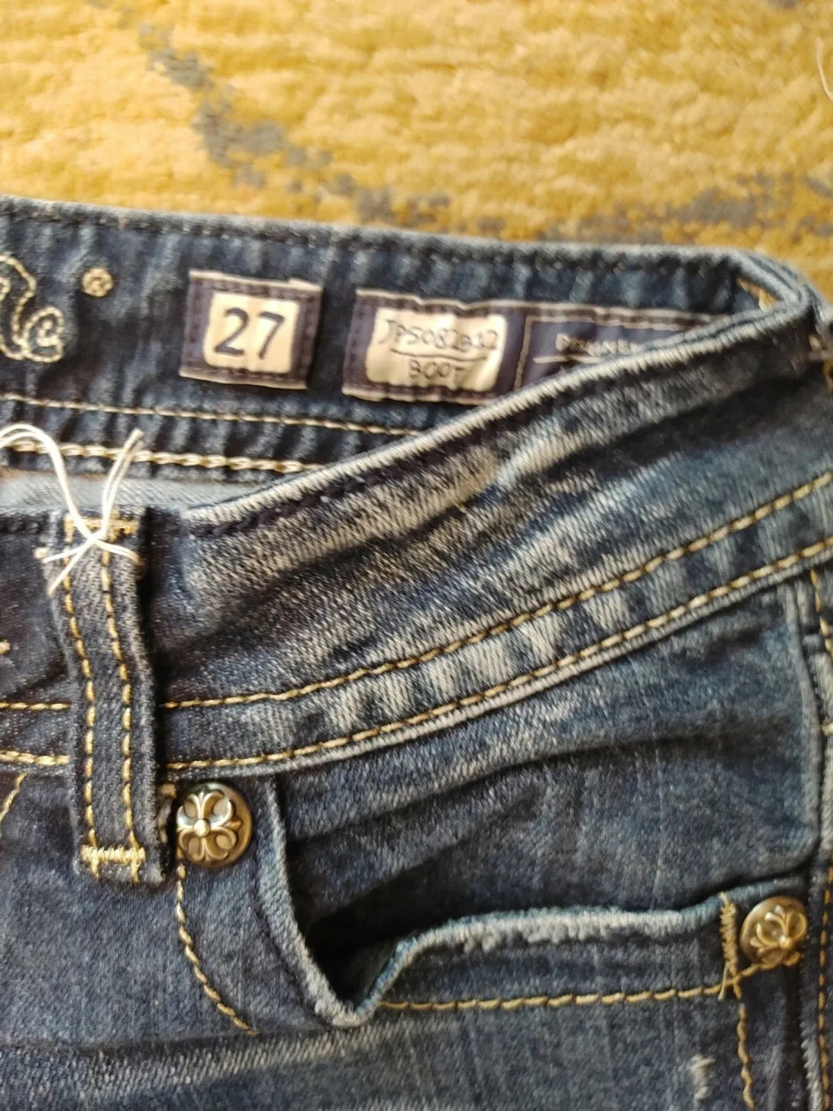 Y2k 2000s Bootcut Jeans Wing Flap Pockets Shining Diamonds Jean Casual Denim Pants Straight Wide Leg Jeans Women Clothing