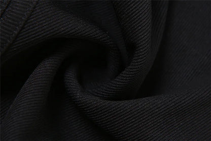 Gothic tops Y2k clothes sexy spicy hollow out bodysuit nigh clubwearr ashion women's patchwork slim fitting jumpsuit top tees