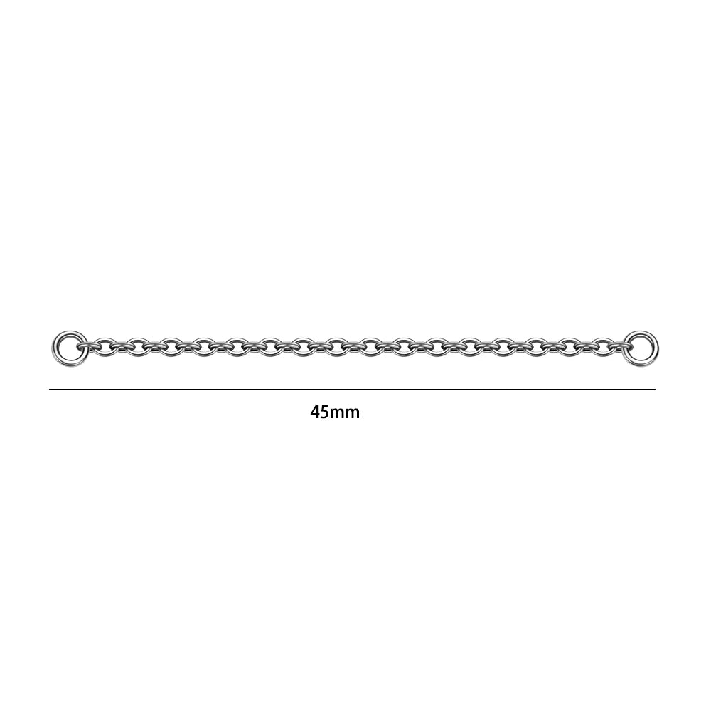 Dreamlee ASTM G23 Titanium Connector Chain For Nose Ring Hoop Clicker Cartilage Helix Body Piercing Jewelry Accessory K CHINA