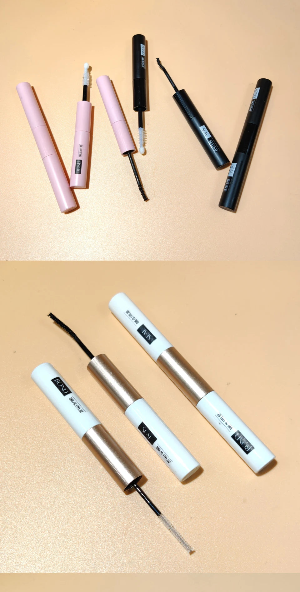 Glue False Eyelashes New Double Heads 2 In 1 Bond and Seal Lash Glue ,Waterproof Long Lasting DIY Cluster Eyelash Glue Cosmetics