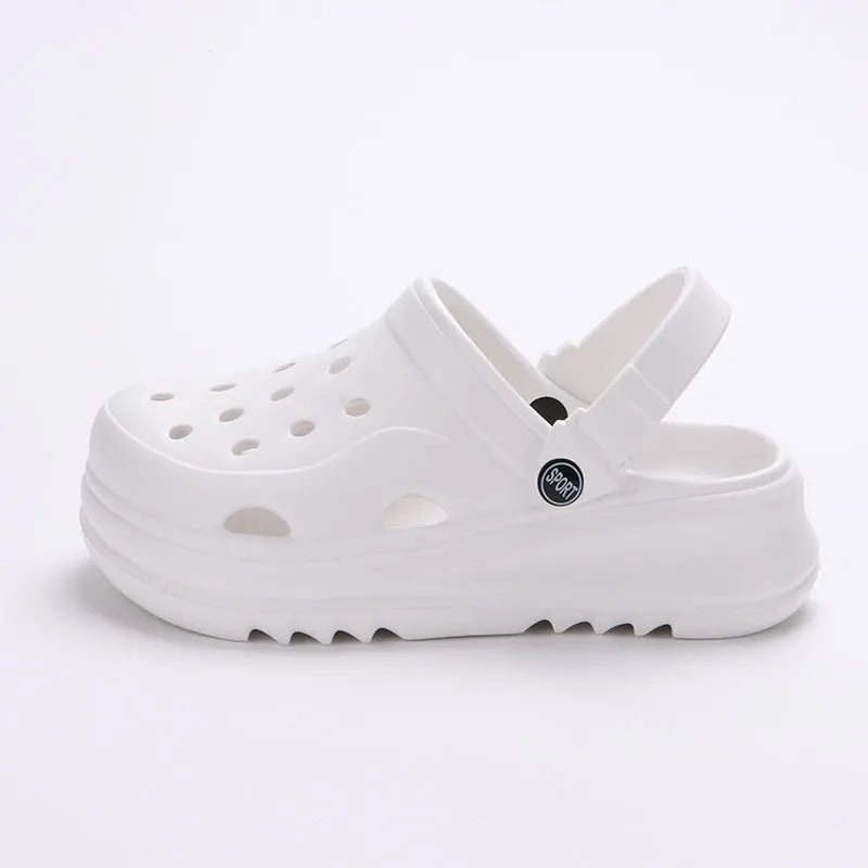 Chunky Platform Clogs Shoes for Women Thick Bottom Non Slip Beach Sandals Woman Summer 2024 Fashion Wedges EVA Sandals Slippers