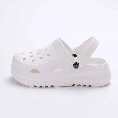 Chunky Platform Clogs Shoes for Women Thick Bottom Non Slip Beach Sandals Woman Summer 2024 Fashion Wedges EVA Sandals Slippers