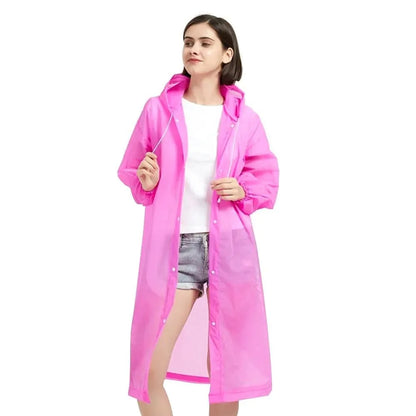 EVA Rain Coat New Full Body Thickening Adult Raincoat Waterproof Convenient Reusable Poncho Outdoor
