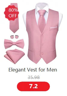 Luxury Vest for Men Gold Solid Silk Satin Waistcoat Bowtie Tie Set Sleeveless Jacket Wedding Formal Male Gilet Suit Barry Wang