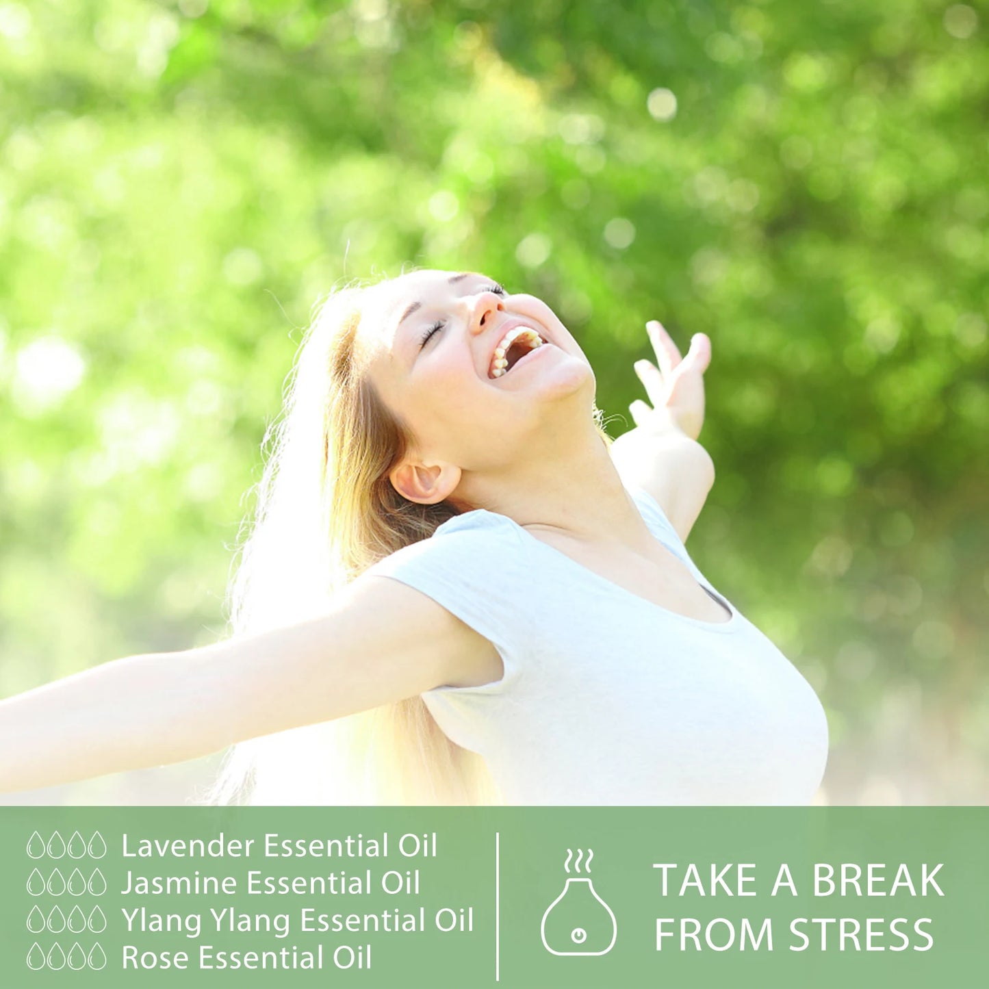 PHATOIL 100ml Eucalyptus Essential Oil For Skin Lavender Vanilla Jasmine Lemon Bergamot Aroma Oil for Aromatherapy Candle Making - Badiee Stylez