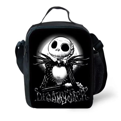 The Nightmare Before Christmas Child School Backpack with Lunch Bags ,Pencil Bags ,School Bags for Boys Girls Best Gift XHOO1-KB-079-A7