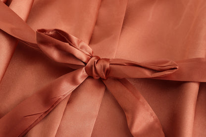 Wedding Bride Bridesmaid Robes for Women Bridal Party Gifts Team Dress Gown Silk Satin Sleepwear Kimono With Ruffle White Letter