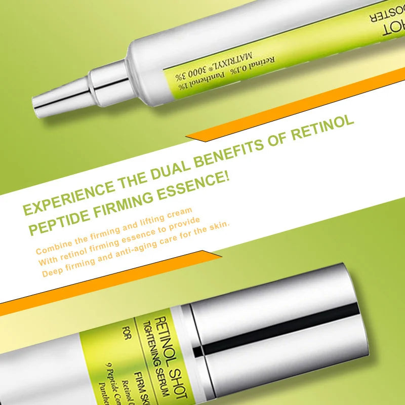 Retinol Shot Tightening Booster For Firm Skin Face Serum Eye Cream Moisturizing Anti Aging Wrinkles Dark Circles Puffiness Care