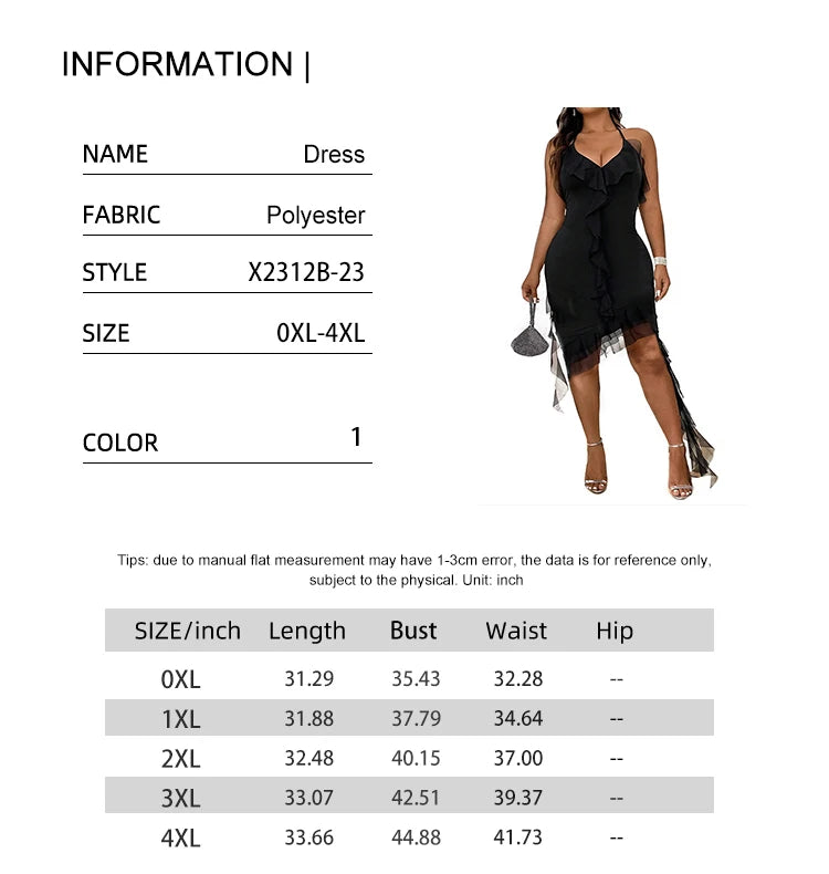 Plus Size Sexy Tassel Ruffle Women's Dresses Sexy Backless Tassel Slim Summer Party Dresses Best for Summer