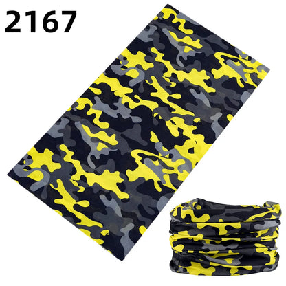 2101Unisex Climbing Hiking Scarf Sport Headwear Bandanas Motorcycle Turban Hand Band Magic Scarves Outdoor Cycling Headband Mask 2167