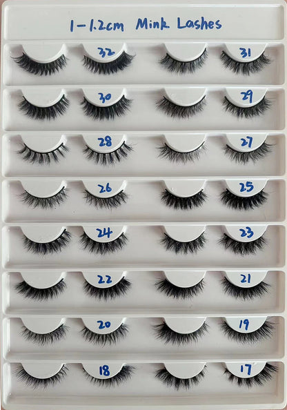 Dropshiping Makeup Mink Lashes Fluffy Soft Full Fake Eyelashes Natural False Eyelashes Wispy Lash Extension